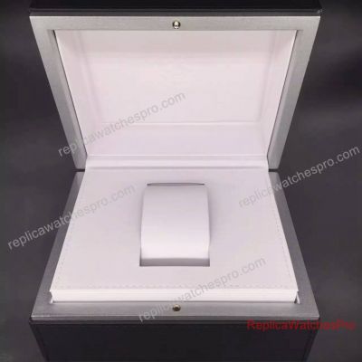 Original Style Luxury Copy IWC Black Leather Watch Box set w/ IWC booklet